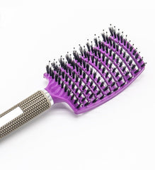 Hairbrush Anti Kilt Brushy Harbors Women Detangler Hair Brush